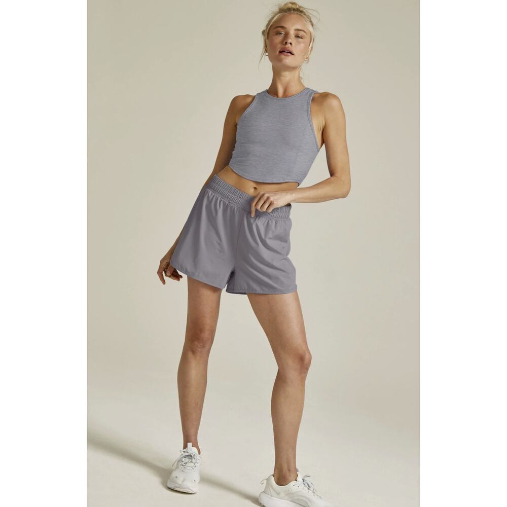 Beyond Yoga Gray Athletic Shorts